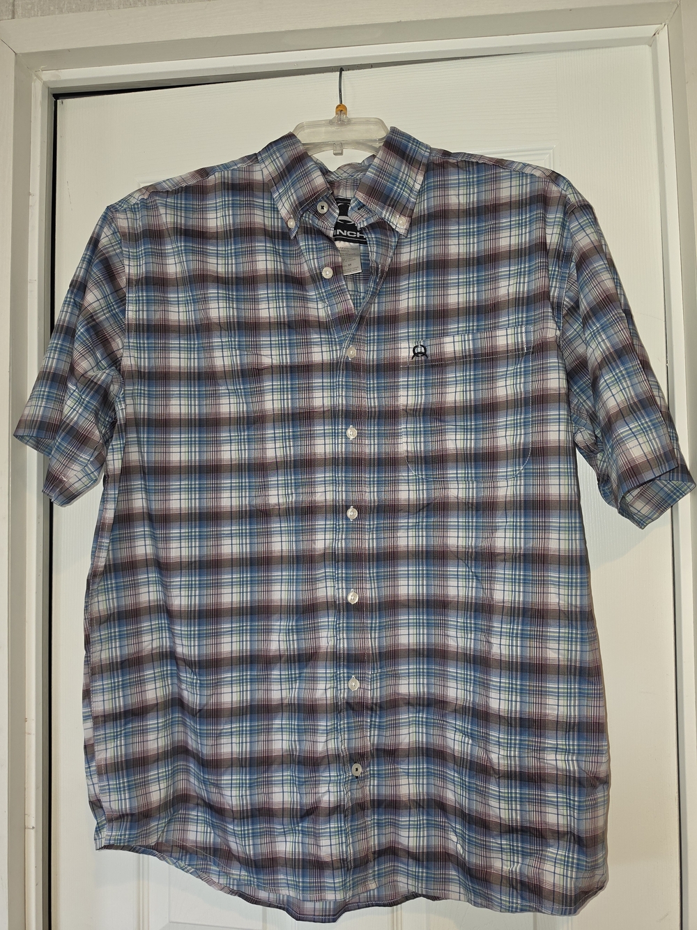 Cinch Plaid Dress Shirt